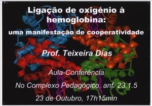 Cartaz de um aula-conferência de Prof. José Teixeira [s.d.]