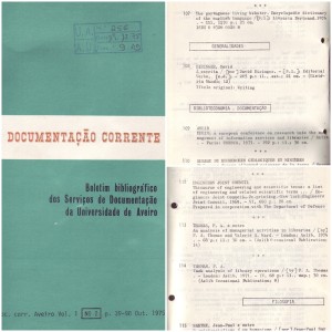 Boletim Documentação Corrente - Outubro 1975