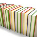 row of books