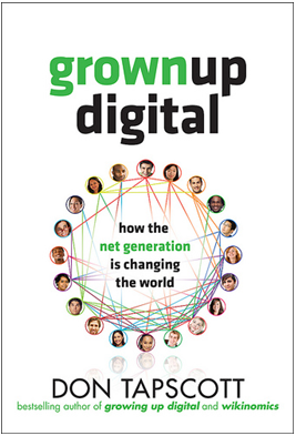 Capa do livro "Grown up Digital"