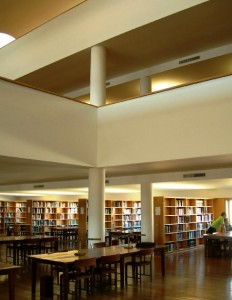 sala de leitura da biblioteca