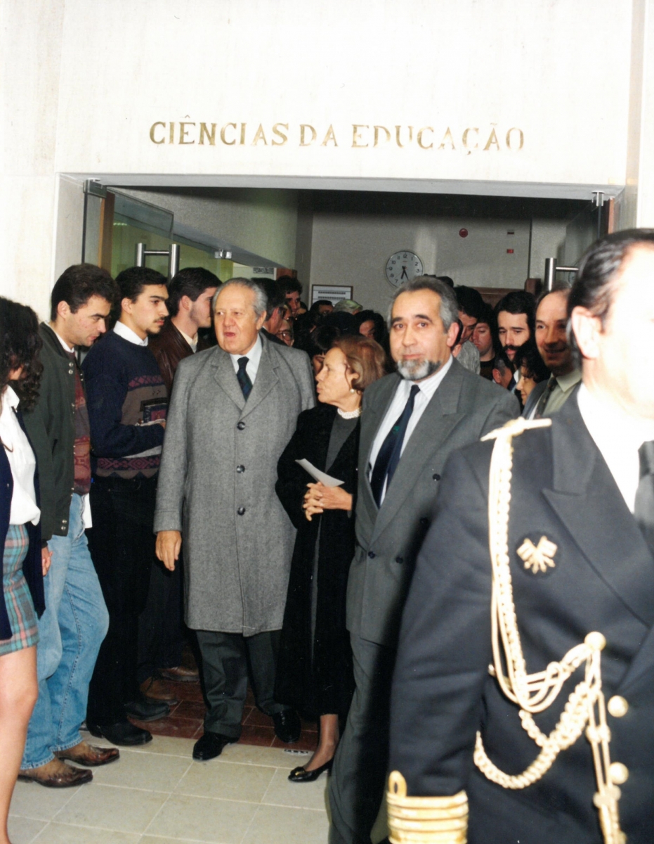 Fotografia 6 - Visita Presidente da República Mário Soares à UA no 20º Aniversário da Universidade,1994