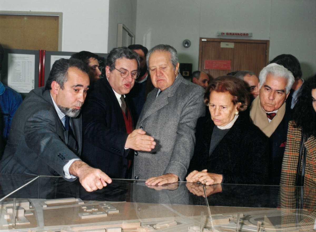 Fotografia 18 - Visita Presidente da República Mário Soares à UA no 20º Aniversário da Universidade,1994
