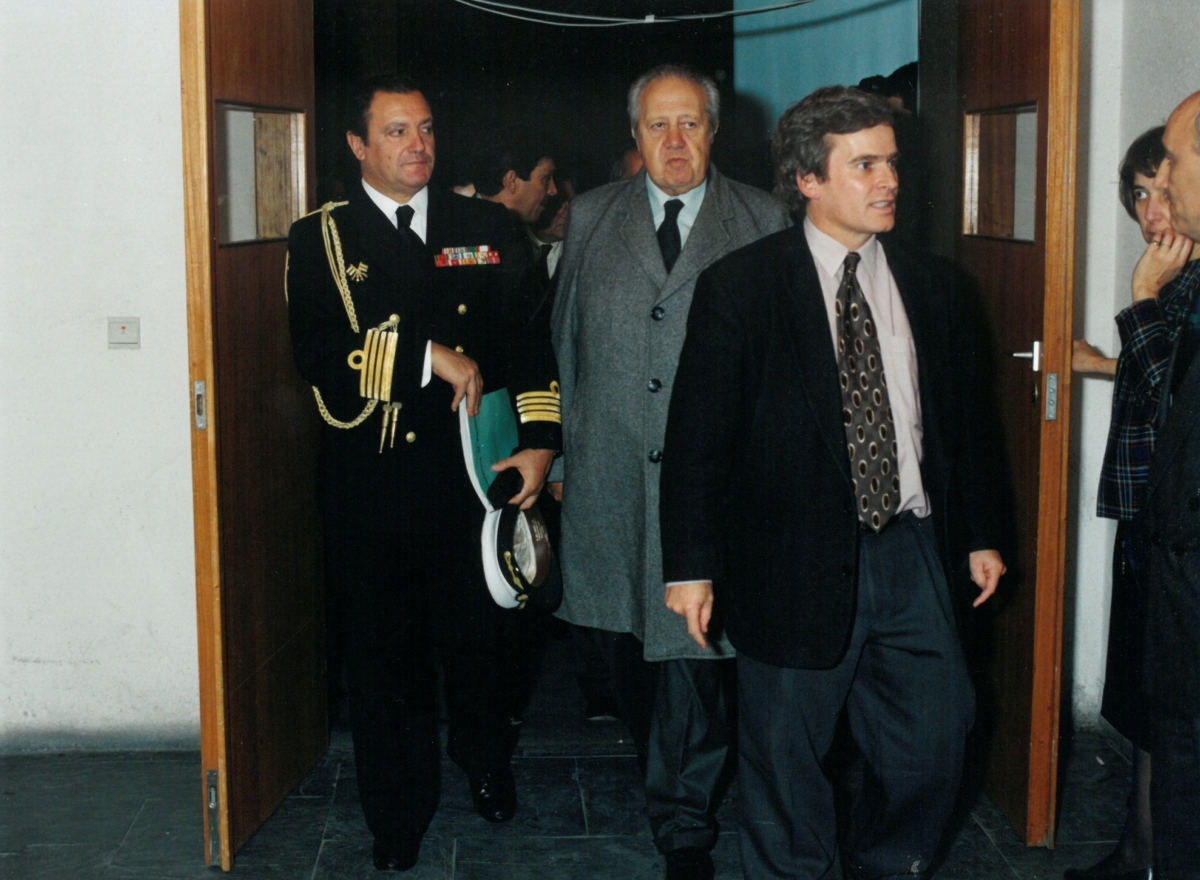 Fotografia 7 - Visita Presidente da República Mário Soares à UA no 20º Aniversário da Universidade,1994