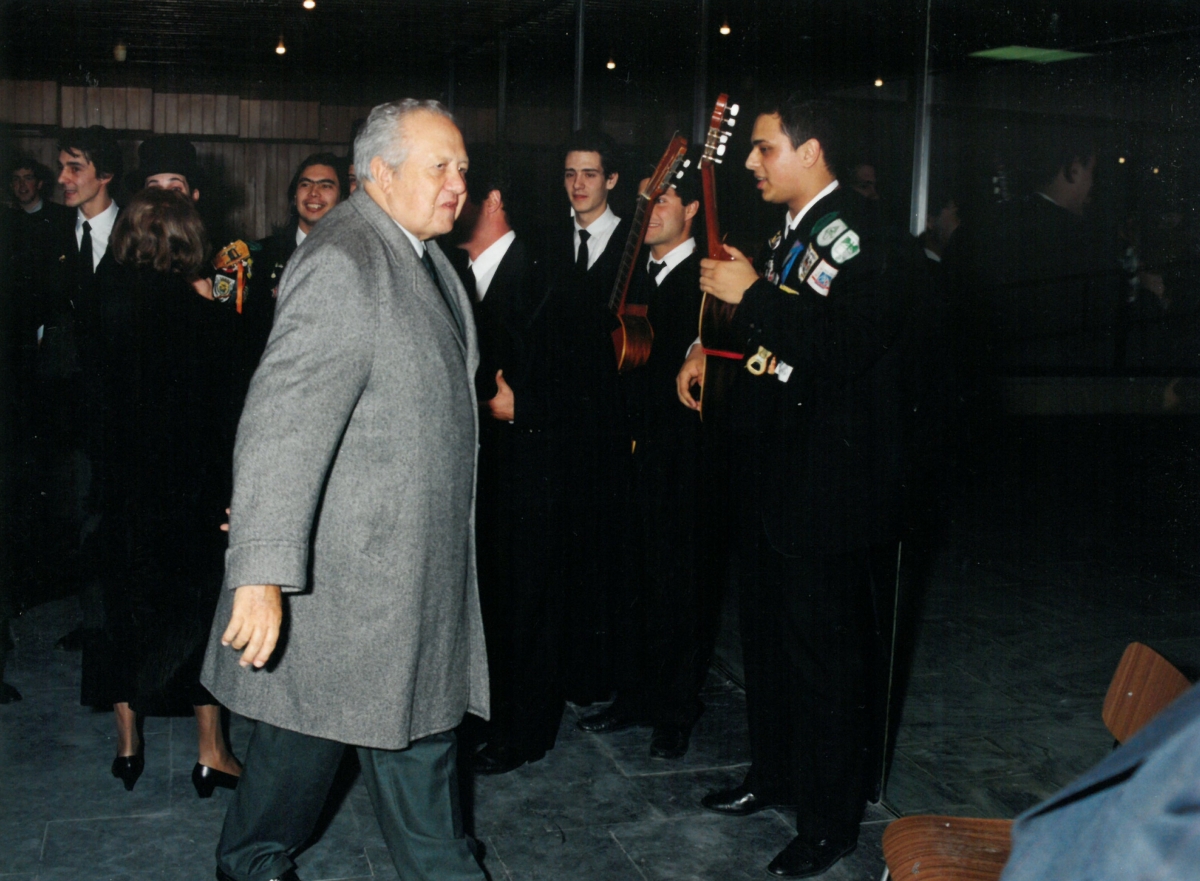 Fotografia 23 - Visita Presidente da República Mário Soares à UA no 20º Aniversário da Universidade,1994