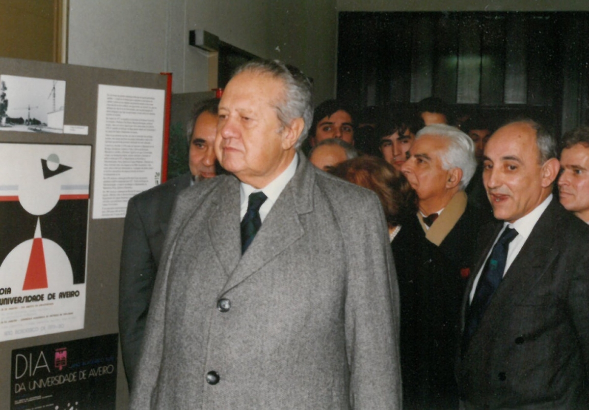 Fotografia 15 - Visita Presidente da República Mário Soares à UA no 20º Aniversário da Universidade,1994