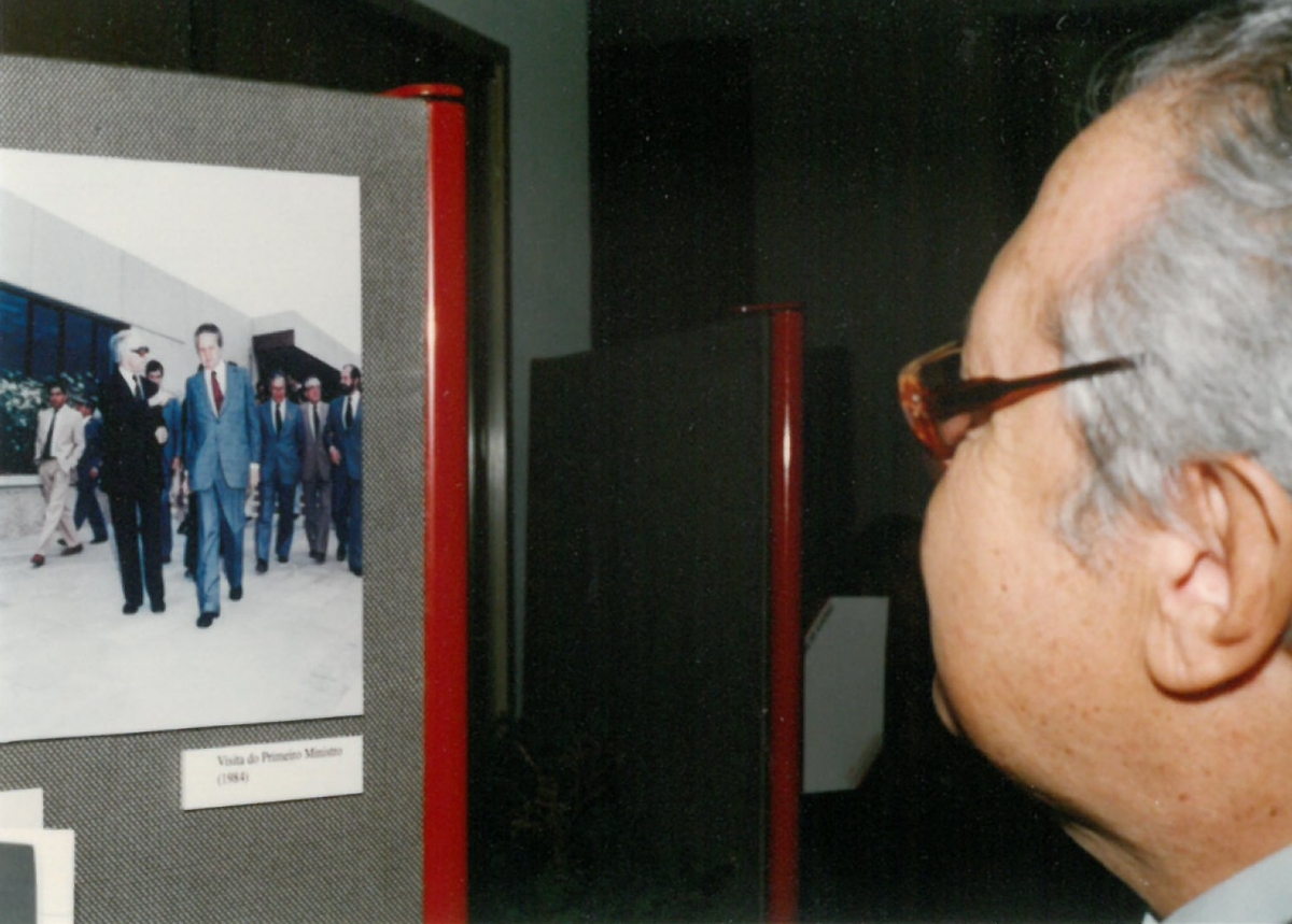 Fotografia 10 - Visita Presidente da República Mário Soares à UA no 20º Aniversário da Universidade,1994