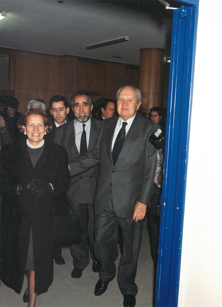 Fotografia 4 - Visita Presidente da República Mário Soares à UA no 20º Aniversário da Universidade,1994
