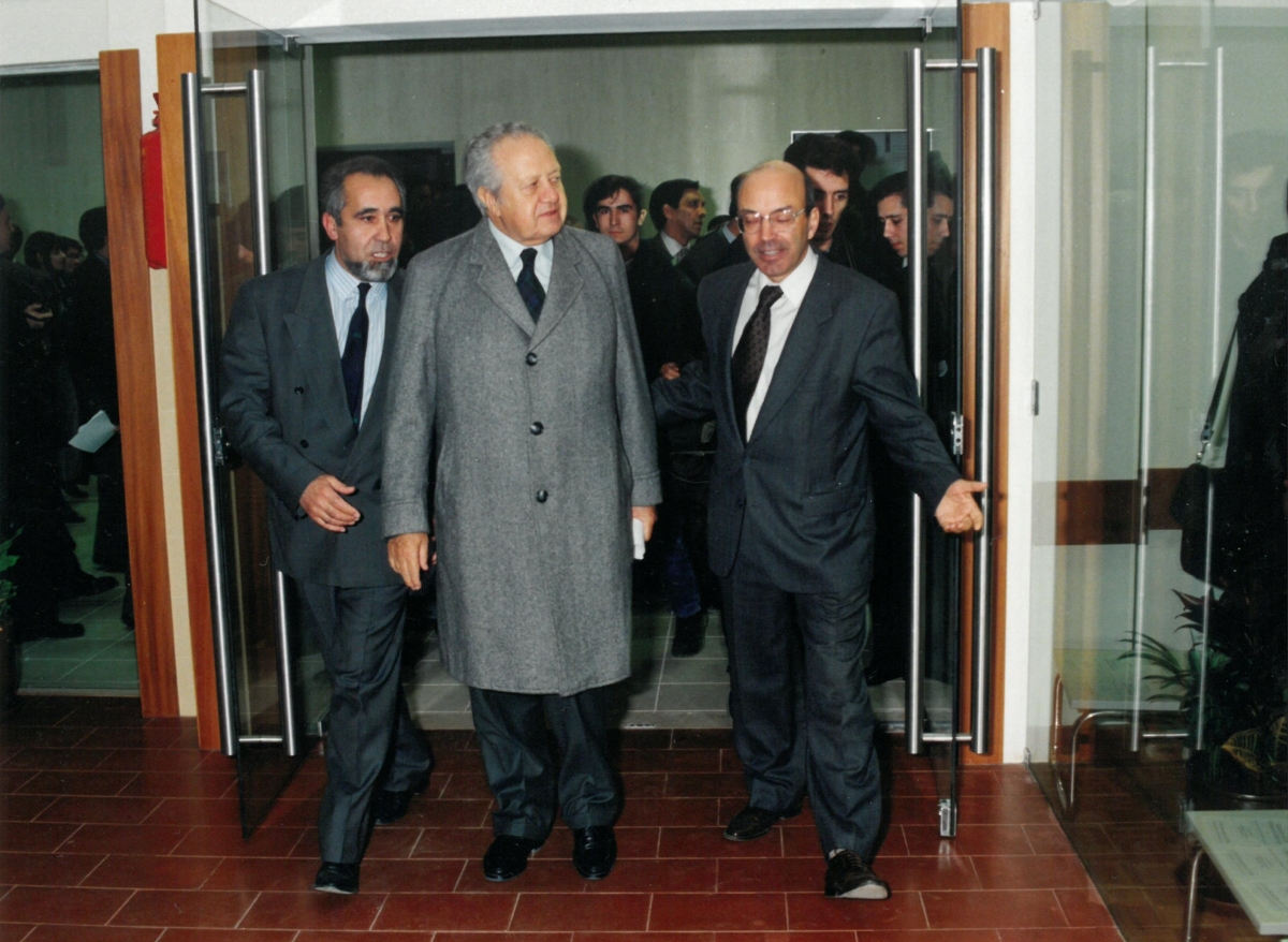 Fotografia 11 - Visita Presidente da República Mário Soares à UA no 20º Aniversário da Universidade,1994