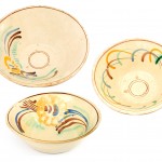 Conjunto de pratos de cerâmica "ratinhos"