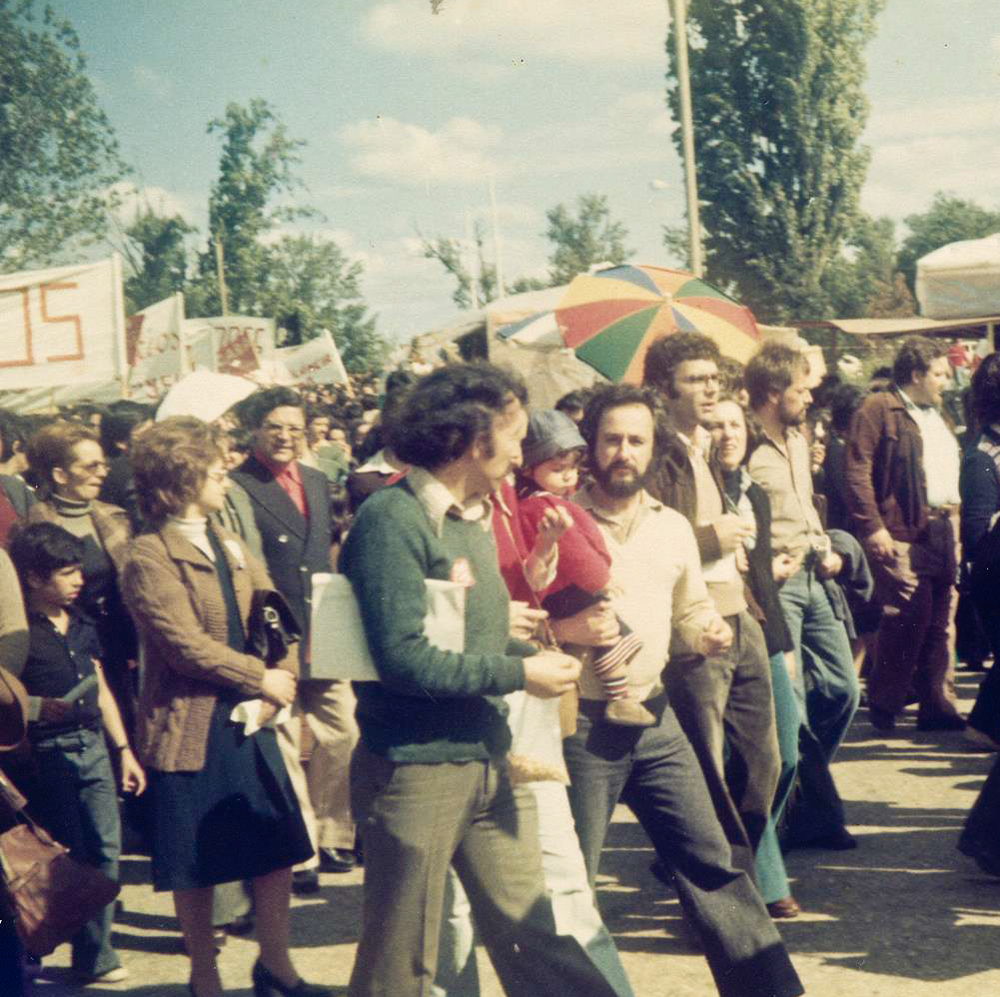 1978, manifestações do 1.º de maio, Coimbra