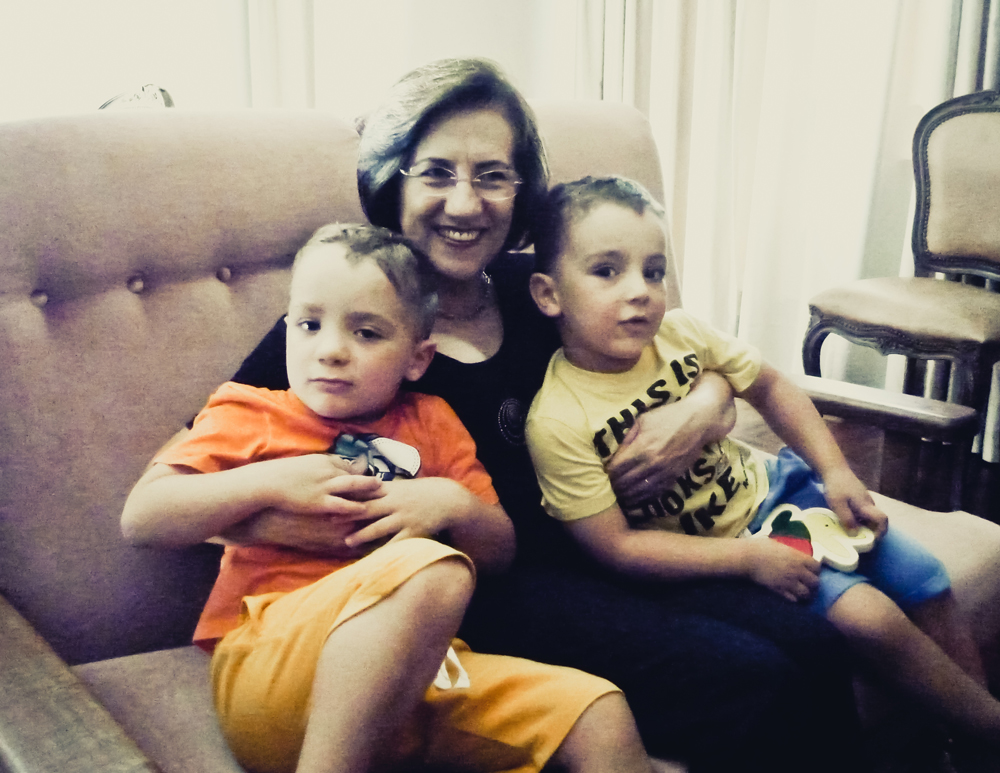 2013, agosto, os netos Alexandre e Bruno, Coimbra 