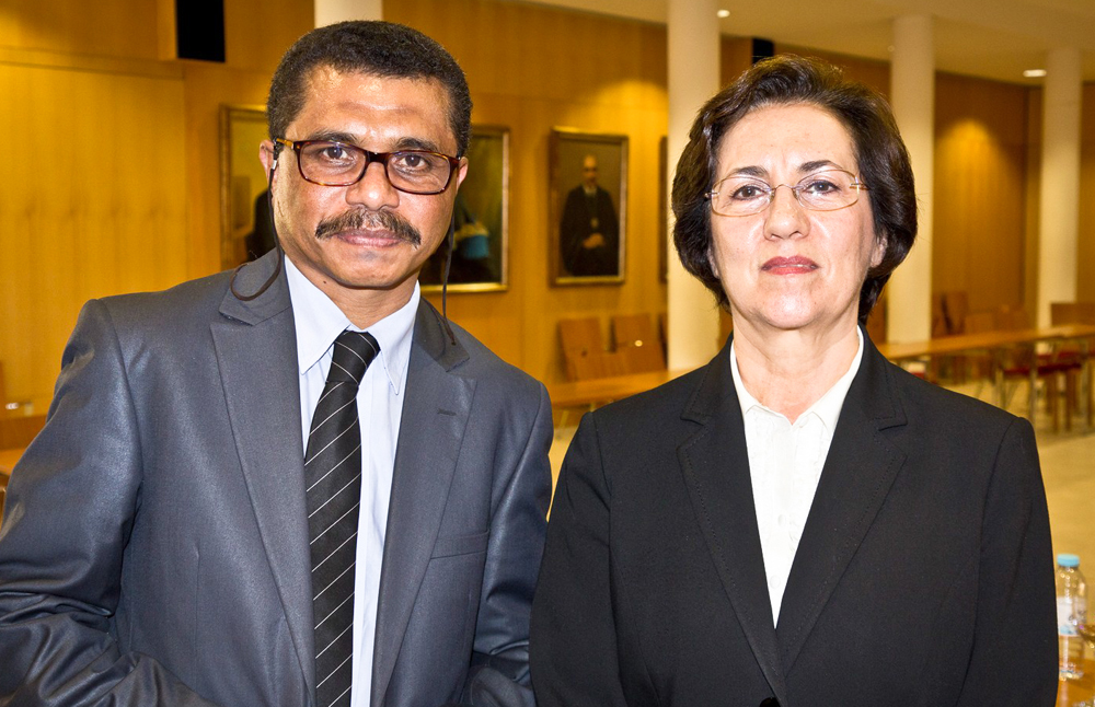 2011, 24 de setembro, com Ministro da Educação de Timor-Leste, Doutor João Câncio Freitas, em visita à Universidade de Aveiro