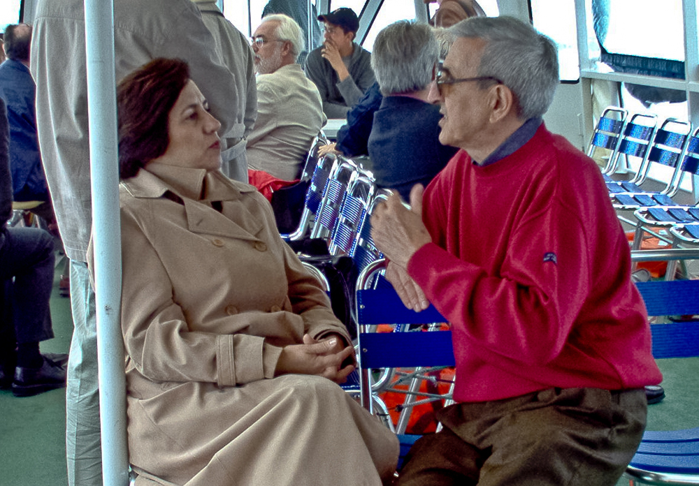 2004, outubro, com Daniel Gil na Universidade de Aveiro