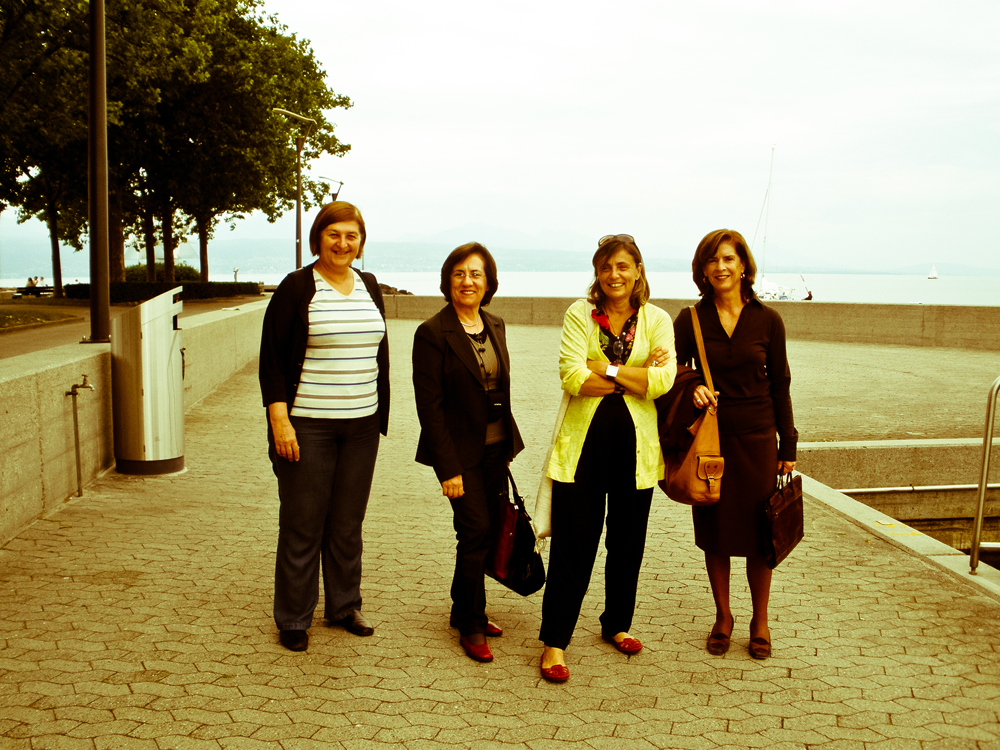 2009, junho, com colegas Vice-Reitoras (UNL, UTL, UEvora), Lausanne